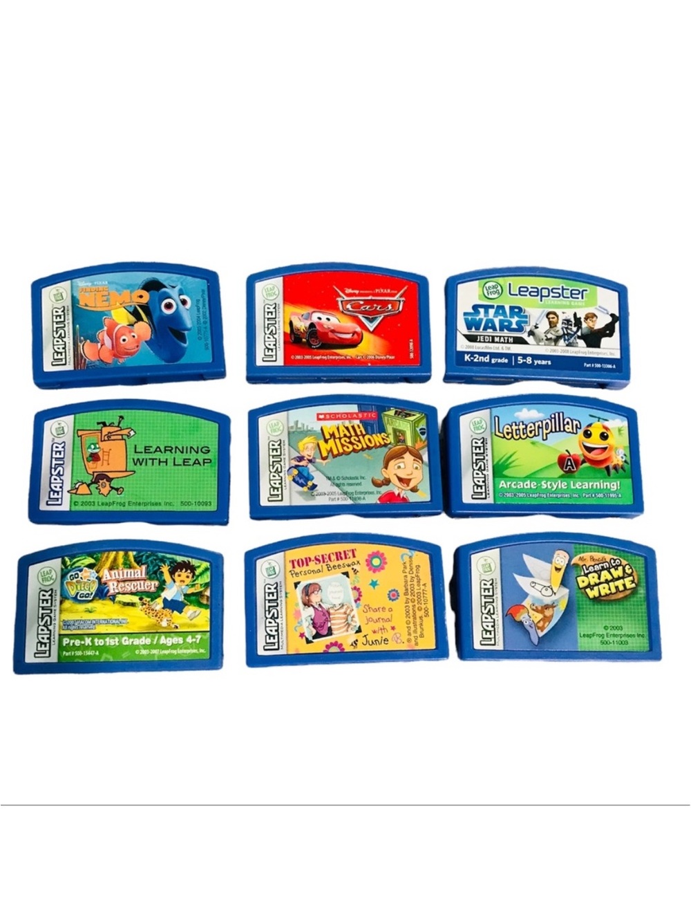 9 Leapfrog Leapster Learning Video
Games